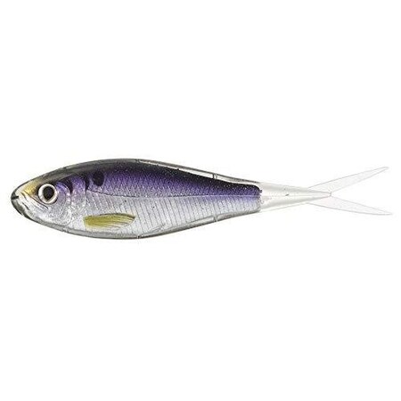 Livetarget Skip Shad Soft Jerk Bait, 414, 58 Oz SilverGreen, 4 Per Pkg, 4PK SSD110S952